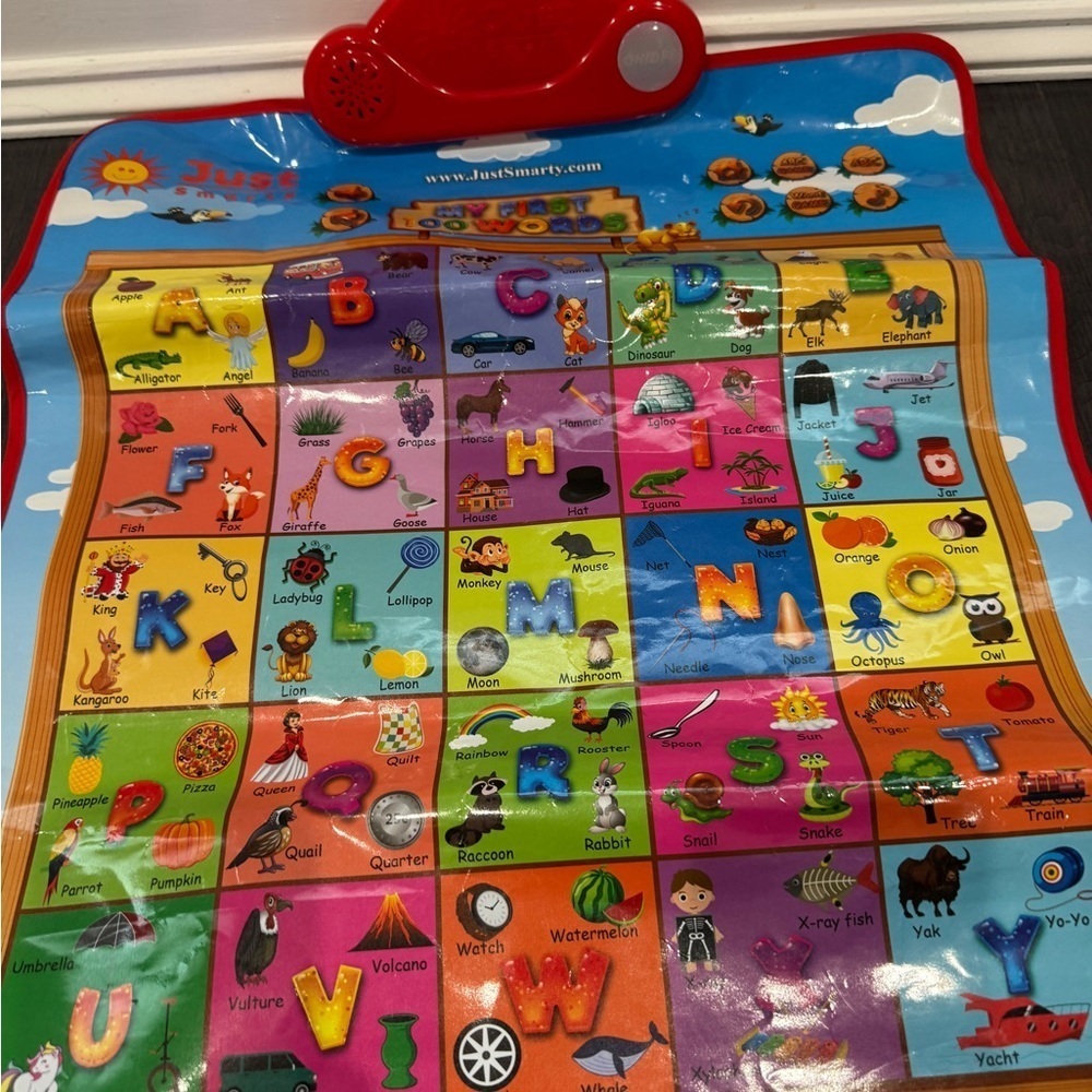 Just Smarty First Words Colorful Interactive Electronic Learning Mat for Kids - Picture 4 of 5